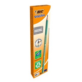 SCATOLA 12 MATITE ECOLUTIONSÂ¢EVOLUTIONÂ¢ GRAPHITE 650 HB BICÂ® - 8803112