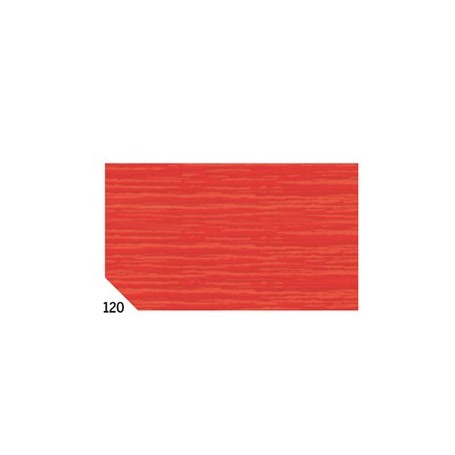 10RT CARTA CRESPA ROSSO 120 (50X250CM) 48GR/MÂ² REX SADOCH - KR363-120