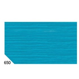 10RT CARTA CRESPA TURCHESE 650 (50X250CM) 48GR/MÂ² REX SADOCH - KR363-650