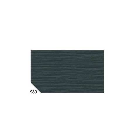 10RT CARTA CRESPA NERO 980 (50X250CM) 48GR/MÂ² REX SADOCH - KR363-980