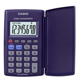 CALCOLATRICE HL-820VERA 8 CIFRE TASCABILE CASIO - HL-820VERA-WA-EP