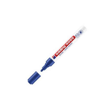 MARCATORE EDDING 4095 PUNTA CONICA GESSO LIQUIDO BLU - E-4095 003