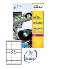 POLIESTERE ADESIVO L4773 BIANCO 20FG A4 63