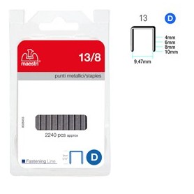 PUNTI 13/8 IN BLISTER DA 2240 P. RO-MA - 1110505