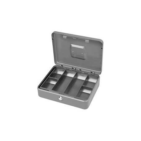 CASSETTA PORTAVALORI SECUR 20X16X9CM GRIGIO CHIARO - 21532AS
