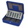 CASSETTA PORTAVALORI EUROPA 30X24X9CM BLU - 2553/4A