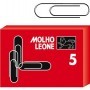 SCATOLA 100 FERMAGLI N.5 MM50 ZINCATI LEONE - 21105