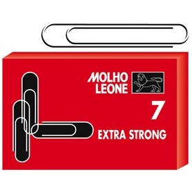 SCATOLA 25 FERMAGLI N.7 MM75 ZINCATI LEONE - 21107