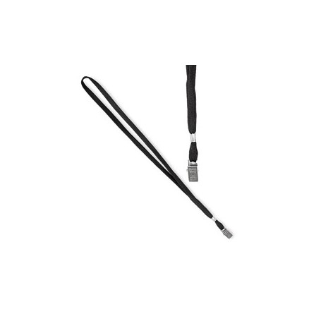 100 CORDONCINI NERO PER PORTANOME 49X1CM ART.31-093 - 31-093-N-B
