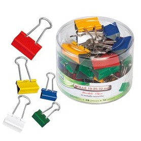 BARATTOLO 60 DOUBLE CLIPS ASSORTITE ART.566 - 566
