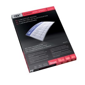 SCATOLA 25 POUCHES 2X75MIC 228X303MM A4+ PRE-FORATA GBC - 3747515