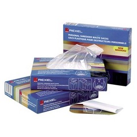 100 SACCHETTI IN PP PER DISTRUGGIDOCUMENTI 115LT REXEL - 40070