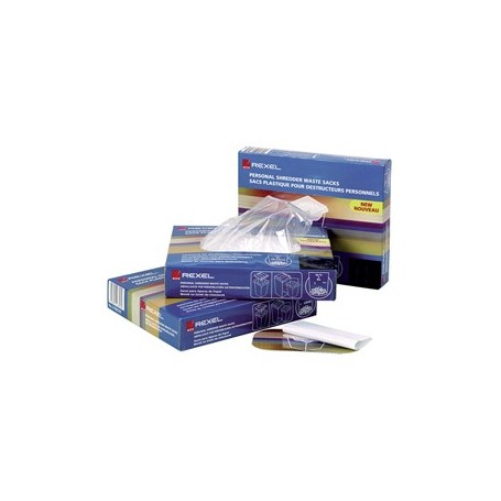 100 SACCHETTI IN PP PER DISTRUGGIDOCUMENTI 115LT REXEL - 40070