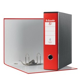 REGISTRATORE EUROFILE G53 ROSSO DORSO 8CM F.TO COMMERCIALE ESSELTE - 390753160