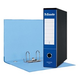 REGISTRATORE ESSENTIALS G75 BLU DORSO 8CM F.TO PROTOCOLLO ESSELTE - 390775050