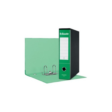 REGISTRATORE ESSENTIALS G75 VERDE DORSO 8CM F.TO PROTOCOLLO ESSELTE - 390775180