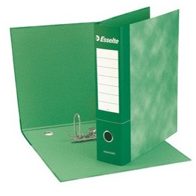 REGISTRATORE ESSENTIALS G73 VERDE DORSO 8CM F.TO COMMERCIALE ESSELTE - 390773180