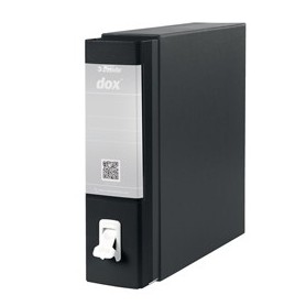 REGISTRATORE NEW DOX 1 NERO DORSO 8CM F.TO COMMERCIALE ESSELTE - D26110