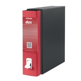 REGISTRATORE NEW DOX 1 ROSSO DORSO 8CM F.TO COMMERCIALE ESSELTE - D26111