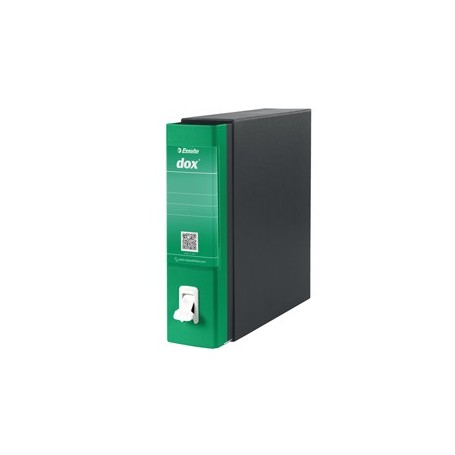 REGISTRATORE NEW DOX 1 VERDE DORSO 8CM F.TO COMMERCIALE ESSELTE - D26114