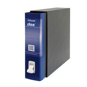 REGISTRATORE DOX 2 BLU DORSO 8CM F.TO PROTOCOLLO ESSELTE - D26204