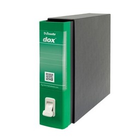 REGISTRATORE DOX 2 VERDE DORSO 8CM F.TO PROTOCOLLO ESSELTE - D26214