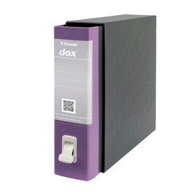 REGISTRATORE DOX 2 LILLA 8CM F.TO PROTOCOLLO ESSELTE - D15229