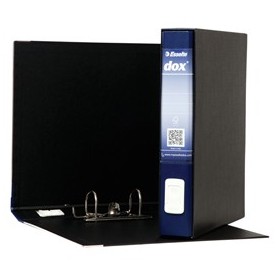 REGISTRATORE DOX 4 BLU DORSO 5CM F.TO COMMERCIALE ESSELTE - D26404