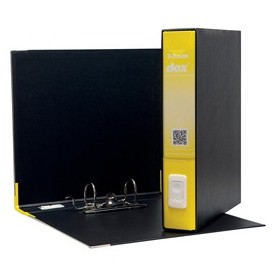 REGISTRATORE DOX 4 GIALLO DORSO 5CM F.TO COMMERCIALE ESSELTE - D26406