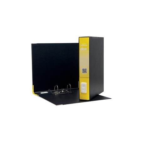 REGISTRATORE DOX 4 GIALLO DORSO 5CM F.TO COMMERCIALE ESSELTE - D26406