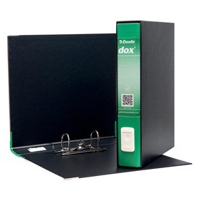 REGISTRATORE DOX 4 VERDE DORSO 5CM F.TO COMMERCIALE ESSELTE - D26414