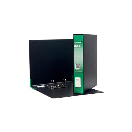 REGISTRATORE DOX 4 VERDE DORSO 5CM F.TO COMMERCIALE ESSELTE - D26414