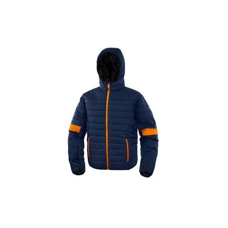 PIUMINO IMBOTTITO BLOOM TG. M BLU/ARANCIO DELTAPLUS - BLOOMBMTM