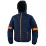 PIUMINO IMBOTTITO BLOOM TG. M BLU/ARANCIO DELTAPLUS - BLOOMBMTM