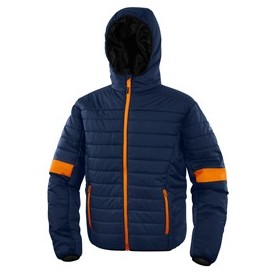 PIUMINO IMBOTTITO BLOOM TG. XL BLU/ARANCIO DELTAPLUS - BLOOMBMXG