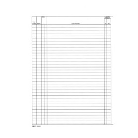 REGISTRO CONTABILITA' DEI LAVORI 31X21CM 47PAG NUMERATE E2923 EDIPRO - E2923