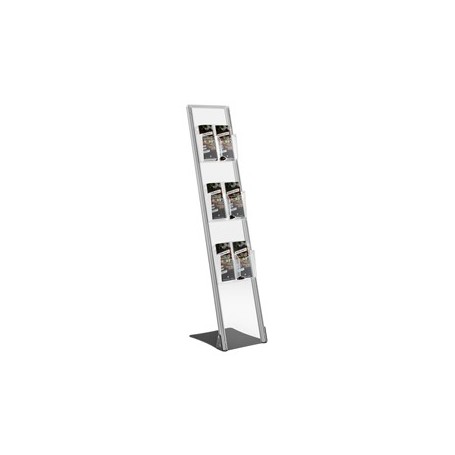 PORTADEPLIANT DA TERRA CON 6 TASCHE 1/3 A4 VISION ICE VS04 - VS04