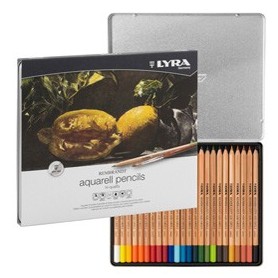 SCATOLA METAL 24 PASTELLI REMBRANDT AQUARELL LYRA L2011240 - L2011240