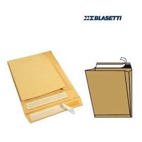 250 BUSTE A SACCO AVANA 190X260X40MM CON SOFFIETTI E STRIP MONODEX - 840
