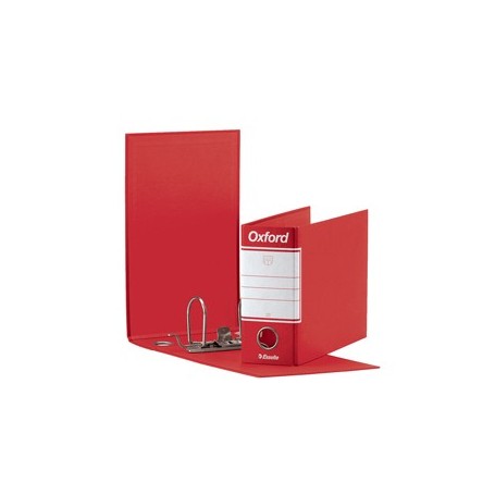 REGISTRATORE OXFORD G81 ROSSO DORSO 8CM F.TO MEMORANDUM ESSELTE - 390781160