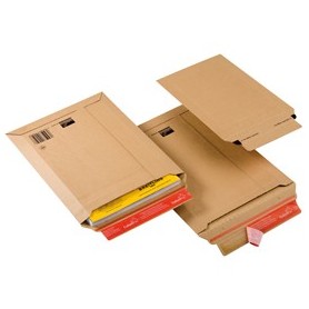 BUSTA A SACCO IN CARTONE A4+ 235X340X35MM ADESIVO PERM. - CP010.04