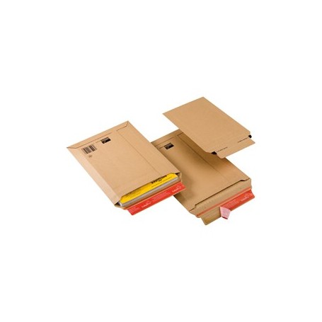 BUSTA A SACCO IN CARTONE A4+ 235X340X35MM ADESIVO PERM. - CP010.04