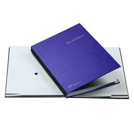 LIBRO FIRMA 14 PAGINE 24X34CM BLU 614-A FRASCHINI - 614A-BLU