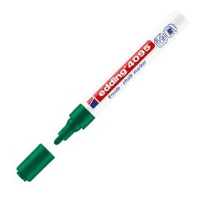 MARCATORE EDDING 4095 PUNTA CONICA GESSO LIQUIDO VERDE - E-4095 004