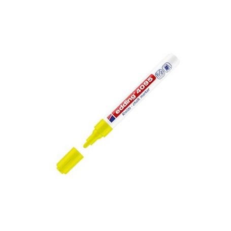 MARCATORE EDDING 4095 PUNTA CONICA GESSO LIQUIDO GIALLO FLUO - E-4095 065