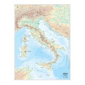 CARTA GEOGRAFICA SCOLASTICA MURALE ITALIA BELLETTI - MS01PL/02