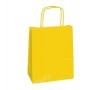 25 SHOPPERS CARTA KRAFT 45X15X50CM TWISTED GIALLO - 47695