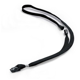 10 CORDONCINO PORTABADGE IN TESSUTO 440X10MM NERO DURABLE - 8119-01
