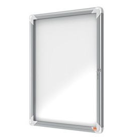 BACHECA PER ESTERNI BIANCA MAGNETICA 4XA4 VERTICALE NOBO - 1902577