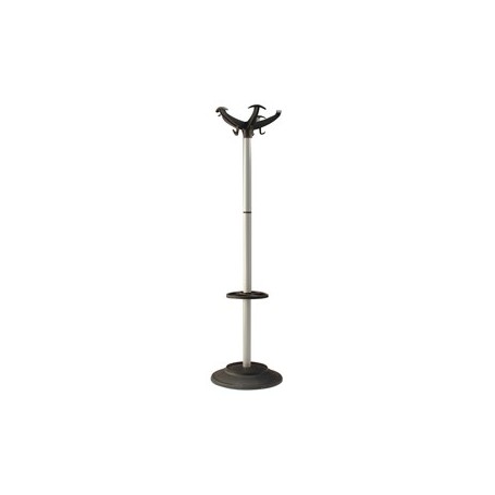APPENDIABITI 168CM A 5 POSTI C/PORTAOMBRELLI NERO/GRIGIO - APUEL/G